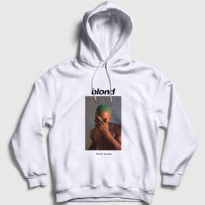 Blond Müzik Frank Ocean Kapşonlu Sweatshirt beyaz