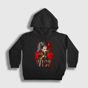 Blood John Wick Çocuk Kapşonlu Sweatshirt