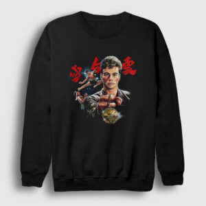 Bloodsport V2 Film Jean Claude Van Damme Sweatshirt siyah