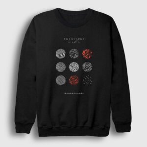 Blurryface Twenty One Pilots Sweatshirt siyah