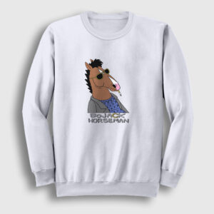 BoJack Horseman Sweatshirt beyaz