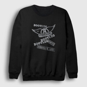 Bootleg Aerosmith Sweatshirt siyah
