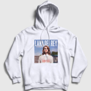 Born To Die Lana Del Rey Kapşonlu Sweatshirt beyaz