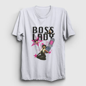 Boss Lady Theodora Tişört beyaz
