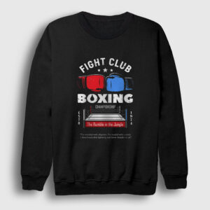 Boxer Ufc Mma Hediye Boksör Boks Sweatshirt siyah