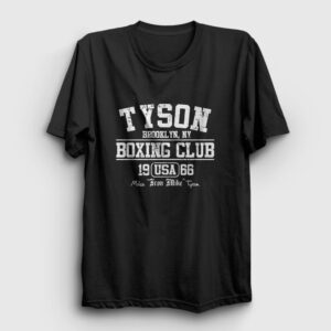 Boxing Club Mike Tyson Tişört siyah