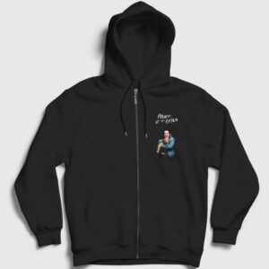 Brendon Panic! at the Disco Fermuarlı Kapşonlu Sweatshirt siyah