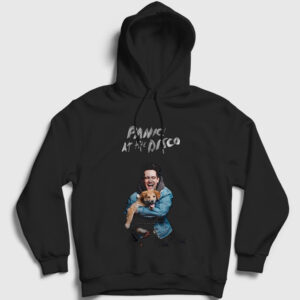 Brendon Panic! at the Disco Kapşonlu Sweatshirt siyah