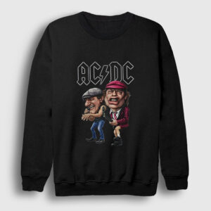 Brian and Angus AC/DC Sweatshirt siyah
