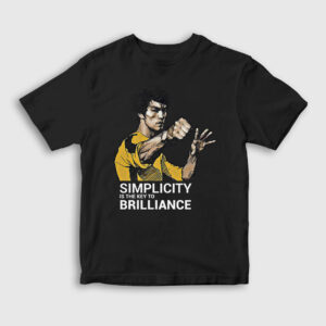 Brilliance Bruce Lee Çocuk Tişört siyah