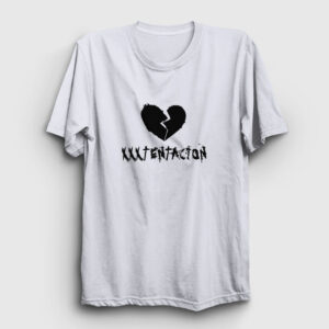 Broken Heart XXXTentacion Tişört beyaz