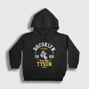 Brooklyn Boxing Boks Mike Tyson Çocuk Kapşonlu Sweatshirt siyah