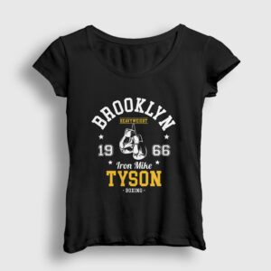 Brooklyn Boxing Boks Mike Tyson Kadın Tişört siyah