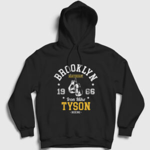 Brooklyn Boxing Boks Mike Tyson Kapşonlu Sweatshirt siyah