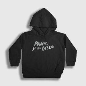 Brush Panic! at the Disco Çocuk Kapşonlu Sweatshirt siyah