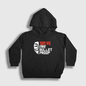 Bulletproof Film V For Vendetta Çocuk Kapşonlu Sweatshirt