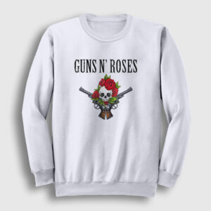 Bunch Guns N' Roses Sweatshirt beyaz