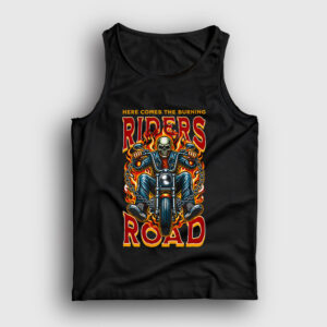 Burning Riders Road Motorsiklet Chopper Atlet siyah