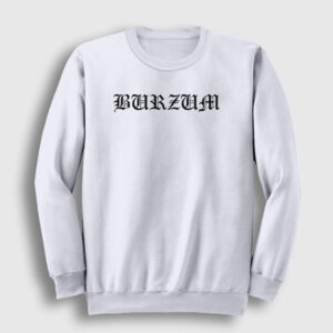 Burzum Sweatshirt beyaz