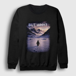 But Why Nihilist Penguin Penguen Sweatshirt siyah