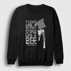 Butterfly Muhammed Ali Sweatshirt siyah