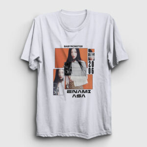 Camera Enami Asa Babymonster Tişört beyaz