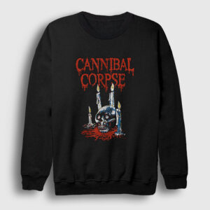 Candles Cannibal Corpse Sweatshirt siyah