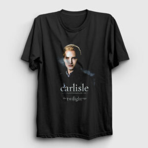 Carlisle Cullen Vampire Twilight Tişört siyah