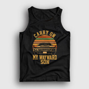 Carry On My Wayward Son Dizi Supernatural Atlet siyah