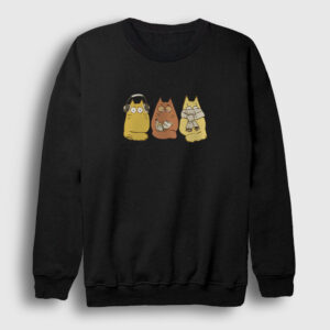 Cat Brothers Kedi Sweatshirt siyah