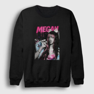Cat Claw Megan Katseye Sweatshirt siyah