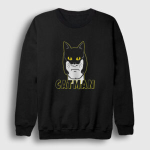 Catman Kedi Sweatshirt siyah