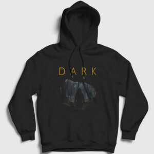 Cave V2 Dark Kapşonlu Sweatshirt siyah