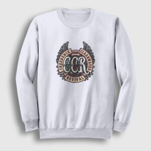 Ccr Creedence Clearwater Revival Sweatshirt beyaz