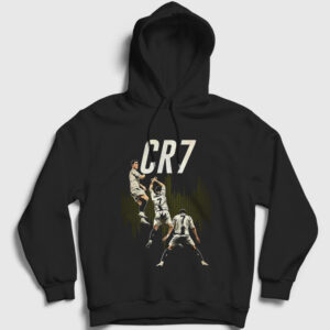 Celebration Futbol Cr7 Cristiano Ronaldo Kapşonlu Sweatshirt siyah