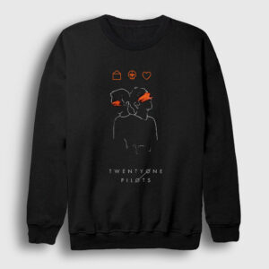 Cencor Twenty One Pilots Sweatshirt siyah