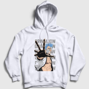 Cero Grimmjow Anime Bleach Kapşonlu Sweatshirt