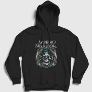 Chains Avenged Sevenfold Kapşonlu Sweatshirt siyah