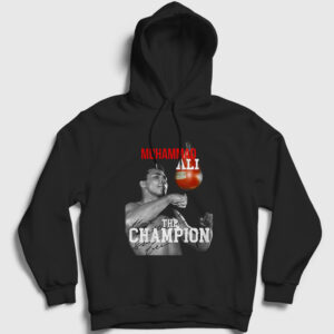 Champ Boxing Boks Muhammad Muhammed Ali Kapşonlu Sweatshirt