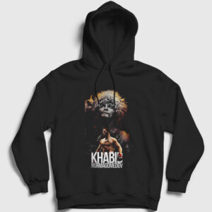 Champion Ufc Khabib Nurmagomedov Kapşonlu Sweatshirt siyah