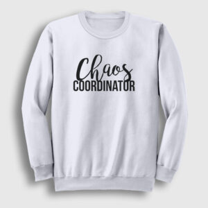 Chaos Coordinator Ofis Beyaz Yaka Sweatshirt beyaz