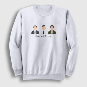 Characters Dizi The Office Sweatshirt beyaz