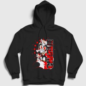 Charlie Morningstar KeeKee Hazbin Hotel Kapşonlu Sweatshirt Siyah