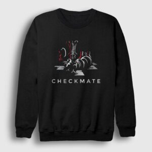 Checkmate Chess Satranç Sweatshirt siyah