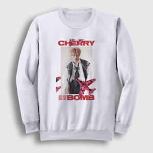 Cherry Bomb K-Pop Nct 127 Sweatshirt beyaz