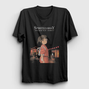 Chihiro Ogino Spirited Away Tişört siyah