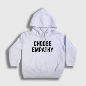 Choose Empathy Selena Gomez Çocuk Kapşonlu Sweatshirt