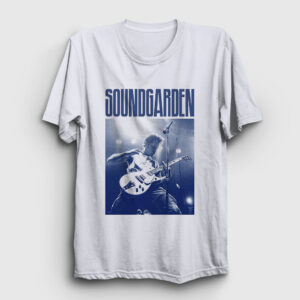 Chris Cornell Rock Soundgarden Tişört beyaz