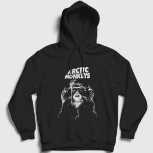 Cigar Arctic Monkeys Kapşonlu Sweatshirt siyah