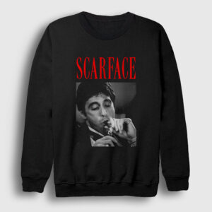 Cigar Tony Montana Al Pacino Scarface Sweatshirt siyah